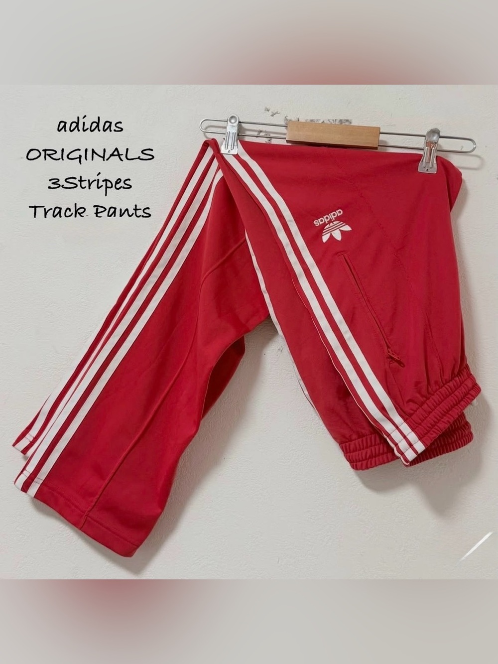 adidas Originals [S] Men’s Firebird Tracksuit (Jacket+Pants) Red IJ7060/KD8319 - Picture 4 of 12